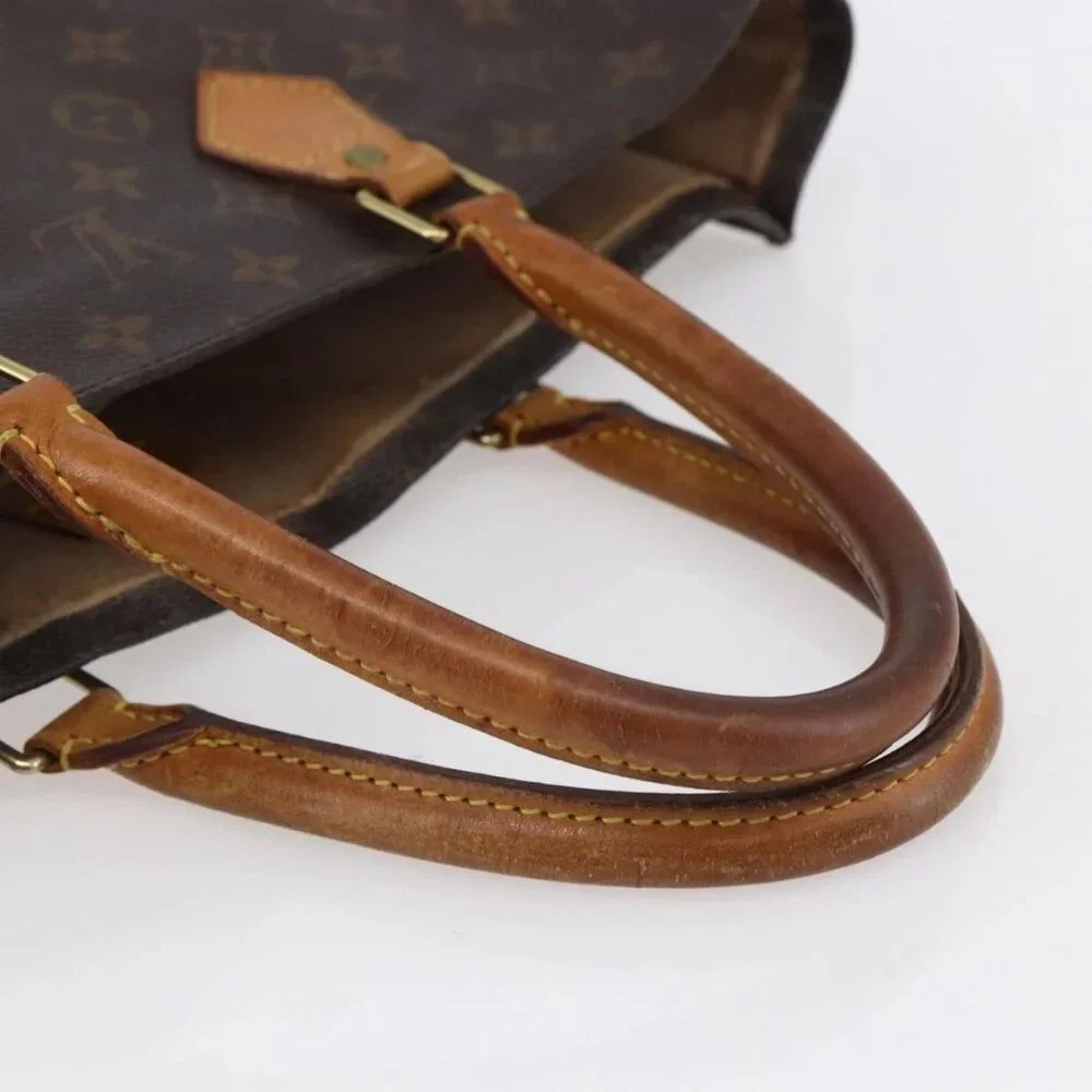 LOUIS VUITTON Monogram Sac Plat Hand Bag